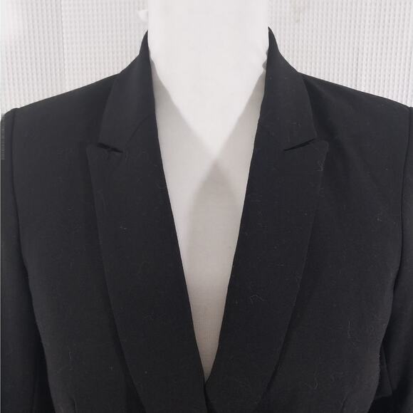 NWOT! CALVIN KLEIN! RICH BLACK CLASSICALLY TAILORED DRESS JACKET, BLAZER! SZ 6P - Picture 6 of 12